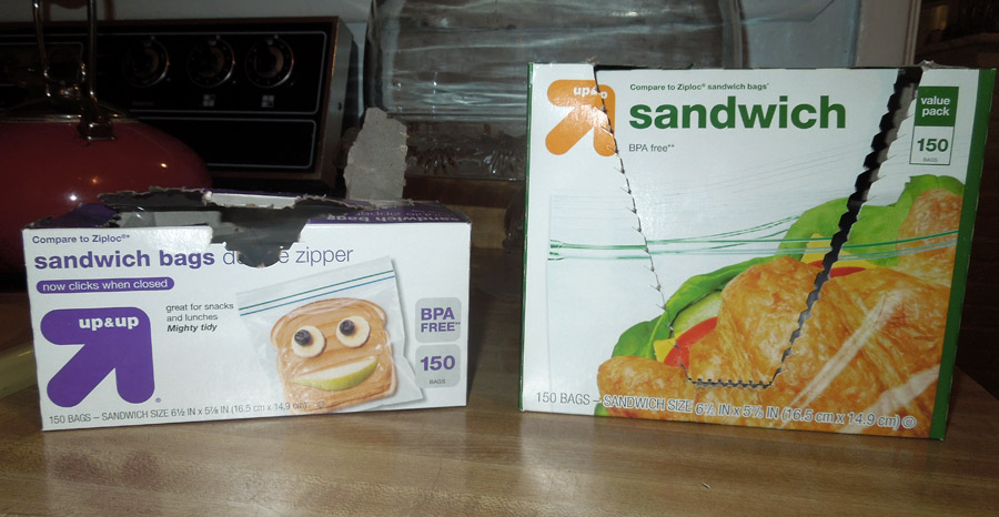 Target Ziplock Sandwich Bags