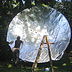 The Light Sharpener, solar concentrator from a satellite dish