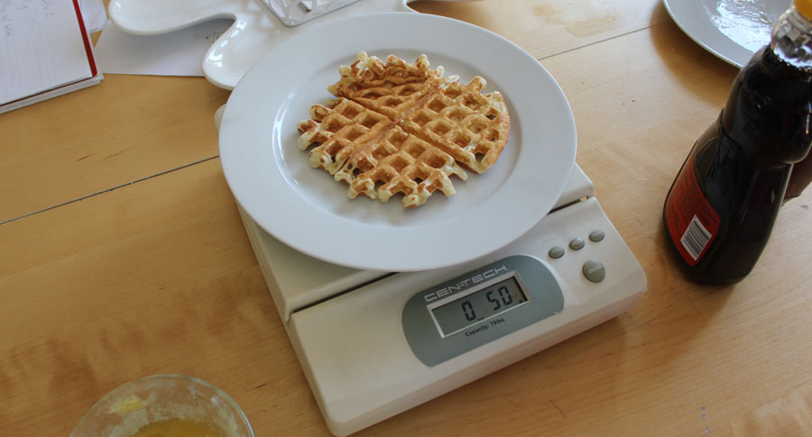 How Much is Inside Waffles?