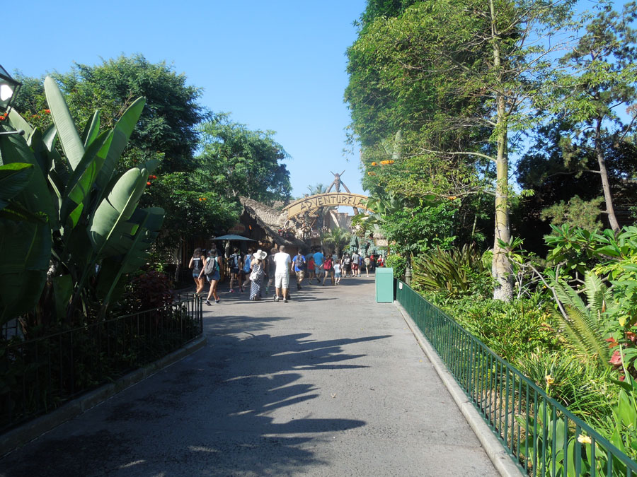 Disneyland Main Street Adventureland Portal
