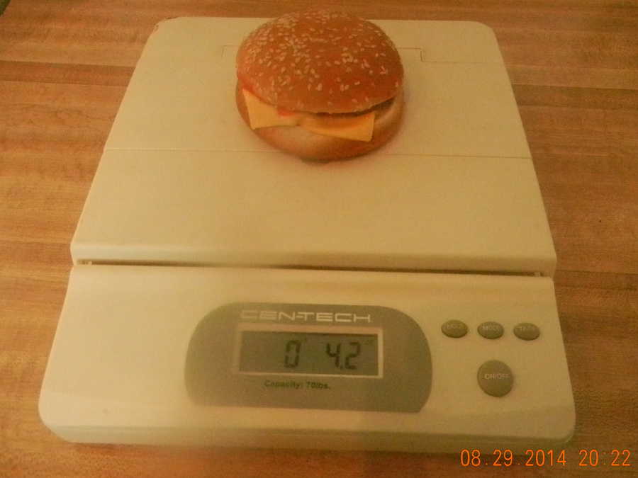 The Weight of a Burger King Sandwich