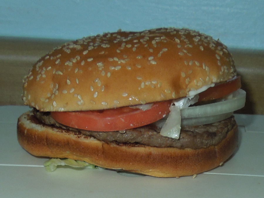 The Weight of a Whopper, no cheese