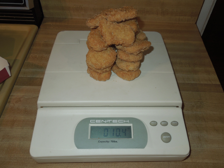 The Weight of a Chicken McNuggets