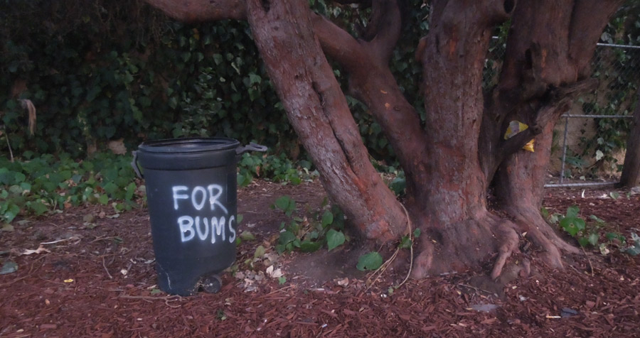 Garbage Can for homeless