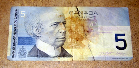 canada 5 front