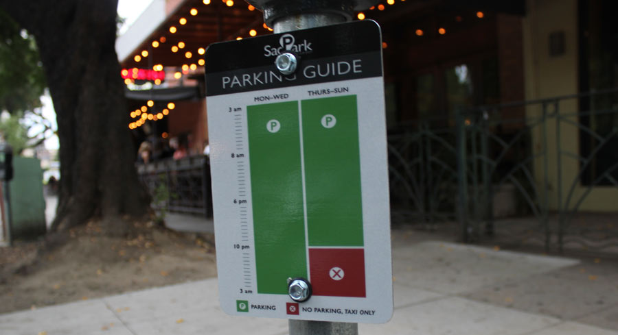 Improving Sacramento No Parking Signs