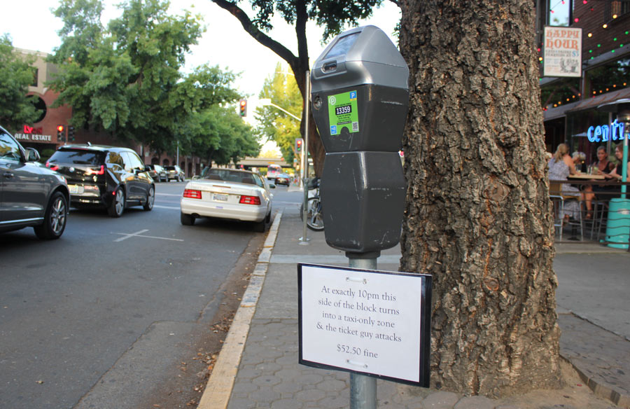 Improving Sacramento No Parking Signs
