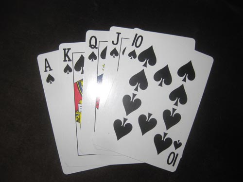 Comparing the Odds of a Royal Flush in Poker to Winning the Mega ...