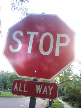 Nobody Stops at Stop Signs