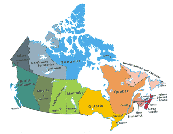 Memorizing the Geography of Canada