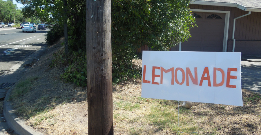 Big Lemonade Sign