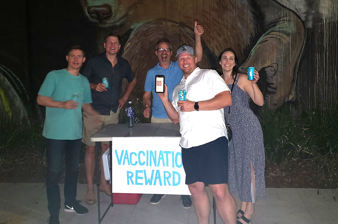 Vaccination Reward Group Photo