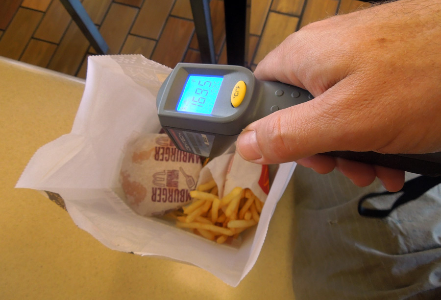 Hot Fries at Restaurant