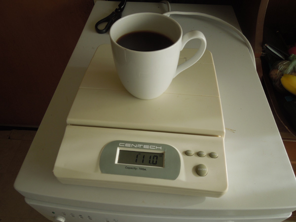 How Much Does A Coffee Cup Weigh