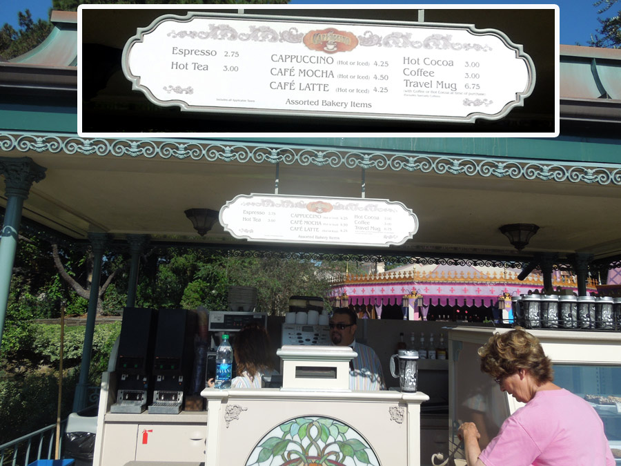 Food Menu Prices in Disneyland