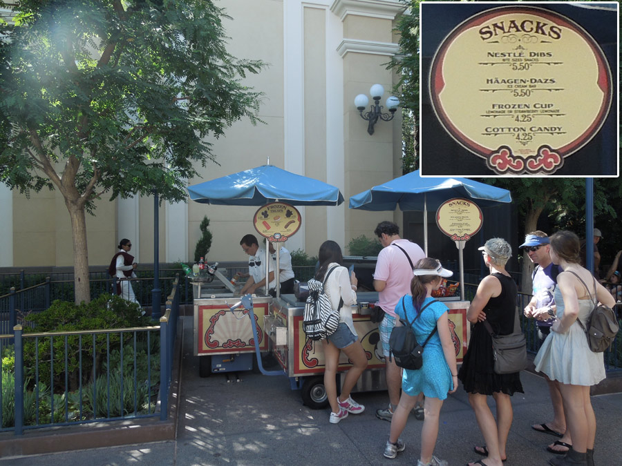 Food Menu Prices in Disneyland