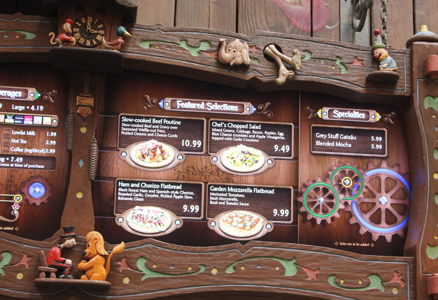 Food Menu Prices in Disneyland