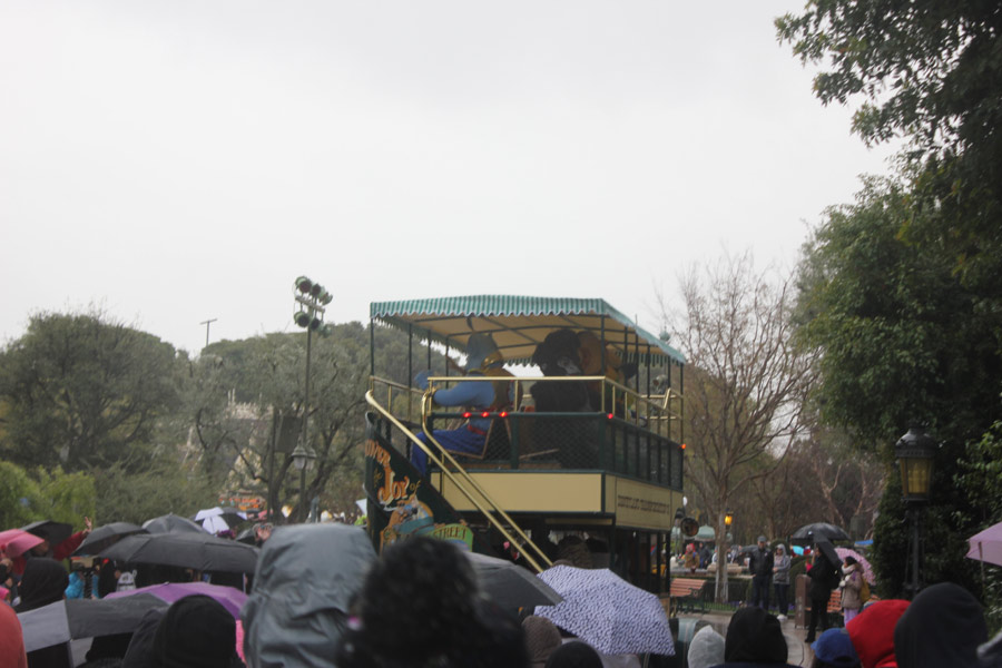 Disneyland in the rain