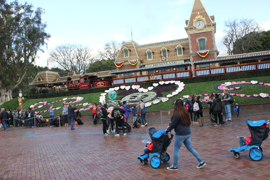 Disneyland in the rain