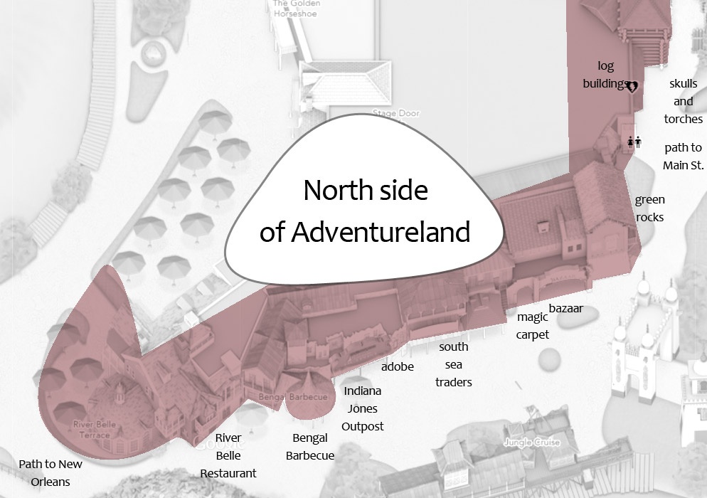 North Side of Adventureland